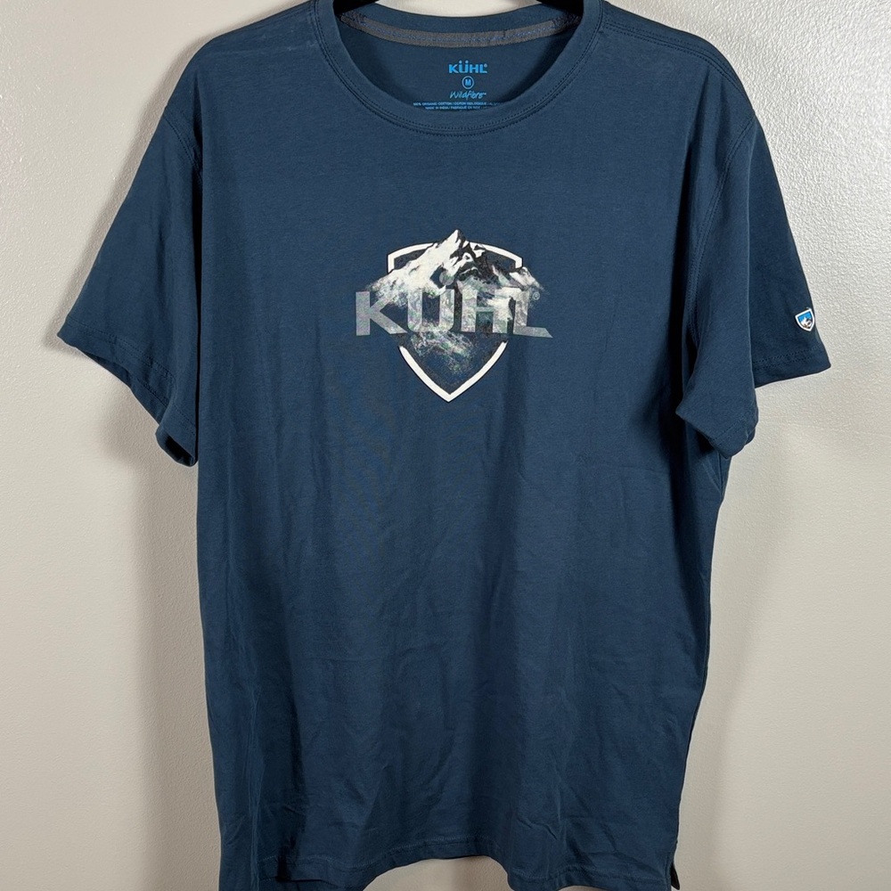 Men's Kuhl Navy Short Sleeve Logo Tee